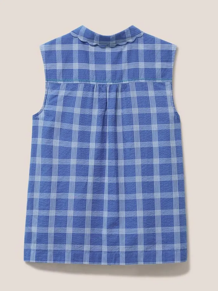 White Stuff SHIRTS and BLOUSES Lizzie Cotton Check Shirt Blue Multi 8211 Women White Stuff SHIRTS and BLOUSES Lizzie Cotton Check Shirt Blue Multi 8211 Women
