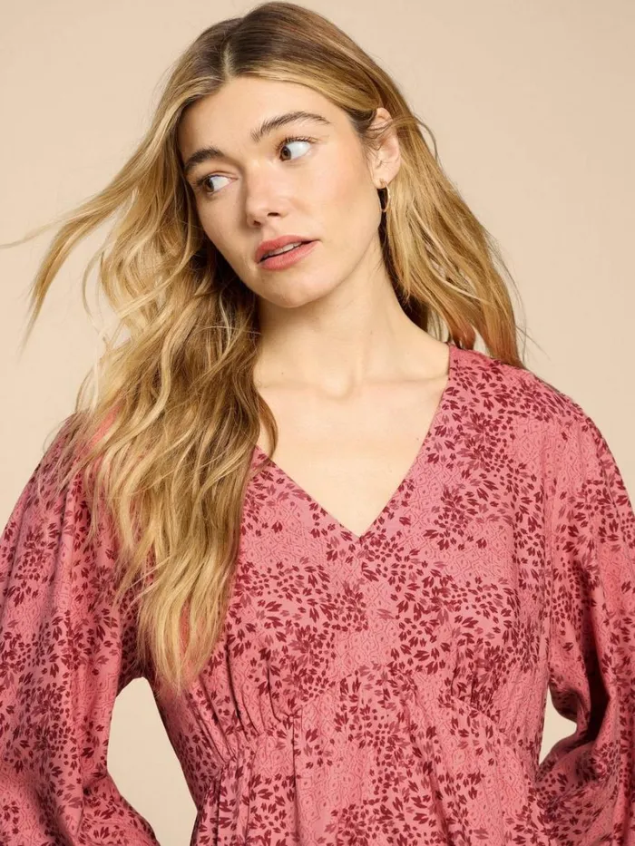 White Stuff SHIRTS and BLOUSES Lucy Eco Vero Tunic Pink Multi 8211 Women White Stuff SHIRTS and BLOUSES Lucy Eco Vero Tunic Pink Multi 8211 Women