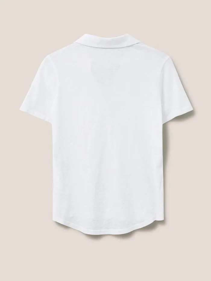 White Stuff SHIRTS and BLOUSES Penny Pocket Jersey Shirt Brilliant White 8211 Women White Stuff SHIRTS and BLOUSES Penny Pocket Jersey Shirt Brilliant White 8211 Women