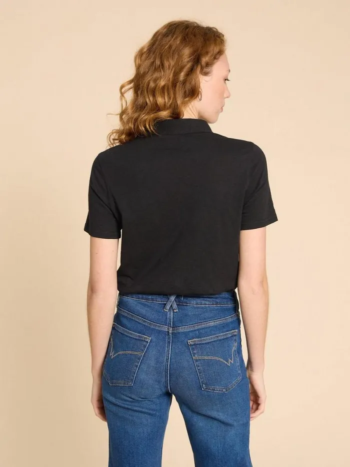 White Stuff SHIRTS and BLOUSES Penny Pocket Jersey Shirt Pure Black 8211 Women White Stuff SHIRTS and BLOUSES Penny Pocket Jersey Shirt Pure Black 8211 Women