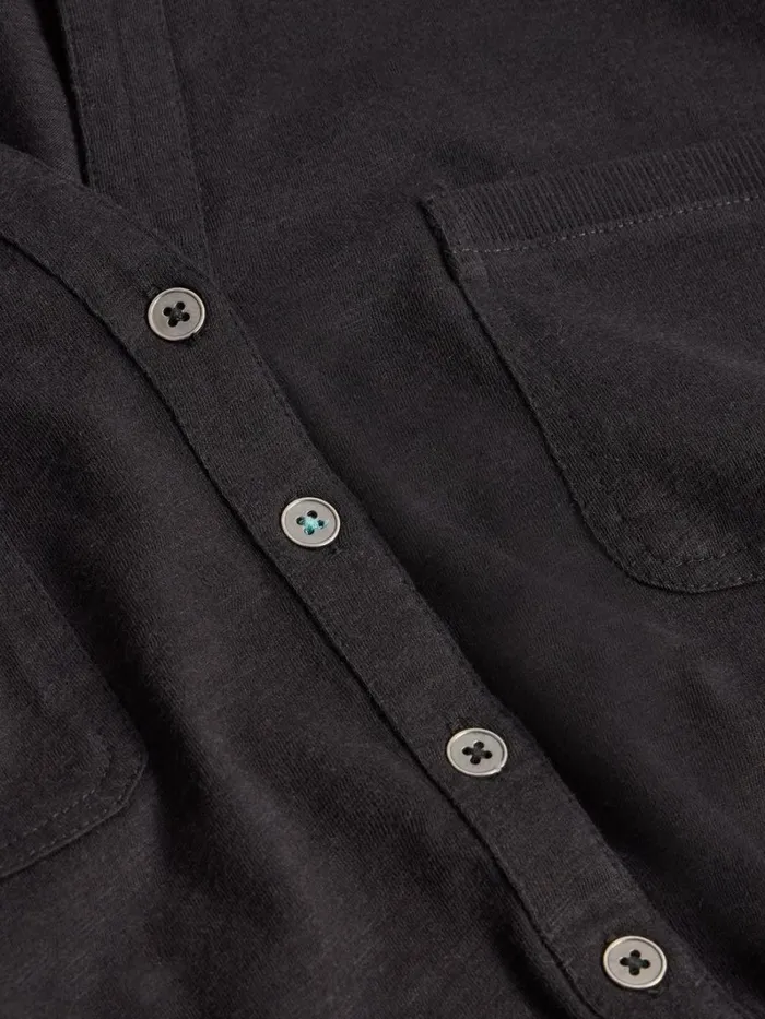 White Stuff SHIRTS and BLOUSES Penny Pocket Jersey Shirt Pure Black 8211 Women White Stuff SHIRTS and BLOUSES Penny Pocket Jersey Shirt Pure Black 8211 Women