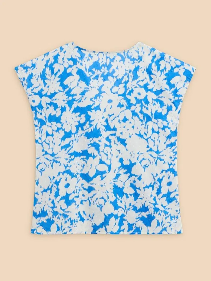 White Stuff SHIRTS and BLOUSES Rae Organic Cotton Vest Blue Multi 8211 Women White Stuff SHIRTS and BLOUSES Rae Organic Cotton Vest Blue Multi 8211 Women