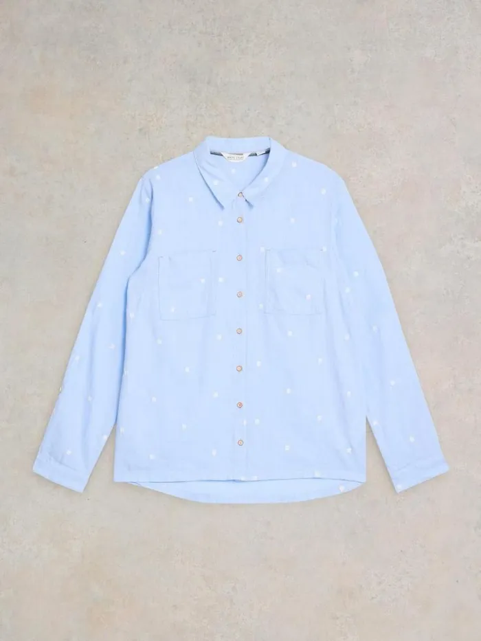 White Stuff SHIRTS and BLOUSES Sophie Organic Cotton Shirt Blue Multi 8211 Women White Stuff SHIRTS and BLOUSES Sophie Organic Cotton Shirt Blue Multi 8211 Women