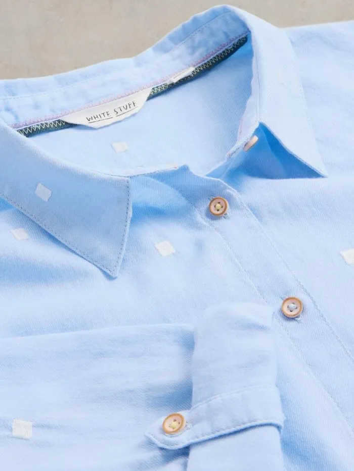 White Stuff SHIRTS and BLOUSES Sophie Organic Cotton Shirt Blue Multi 8211 Women White Stuff SHIRTS and BLOUSES Sophie Organic Cotton Shirt Blue Multi 8211 Women