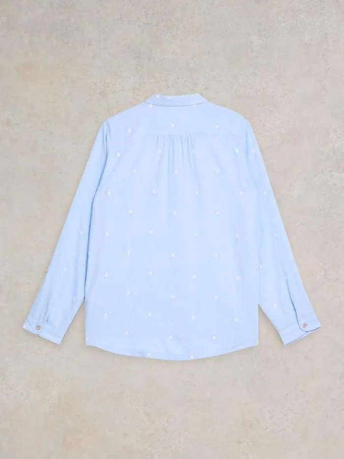 White Stuff SHIRTS and BLOUSES Sophie Organic Cotton Shirt Blue Multi 8211 Women White Stuff SHIRTS and BLOUSES Sophie Organic Cotton Shirt Blue Multi 8211 Women