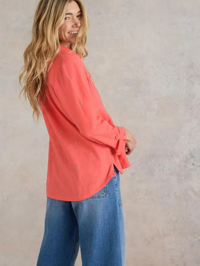White Stuff SHIRTS and BLOUSES Sophie Organic Cotton Shirt Bright Pink 8211 Women White Stuff SHIRTS and BLOUSES Sophie Organic Cotton Shirt Bright Pink 8211 Women
