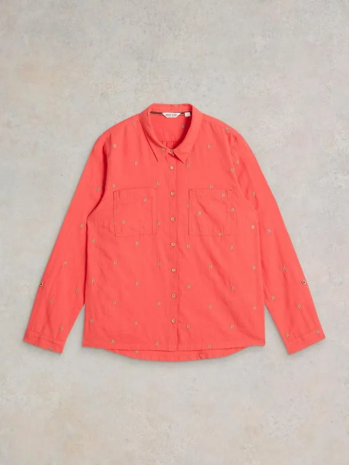 White Stuff SHIRTS and BLOUSES Sophie Organic Cotton Shirt Bright Pink 8211 Women White Stuff SHIRTS and BLOUSES Sophie Organic Cotton Shirt Bright Pink 8211 Women