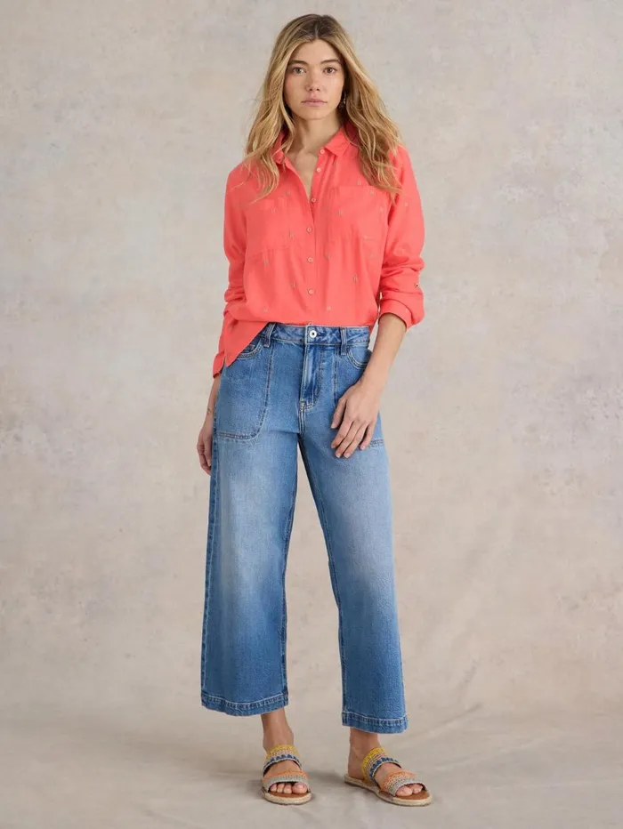 White Stuff SHIRTS and BLOUSES Sophie Organic Cotton Shirt Bright Pink 8211 Women White Stuff SHIRTS and BLOUSES Sophie Organic Cotton Shirt Bright Pink 8211 Women