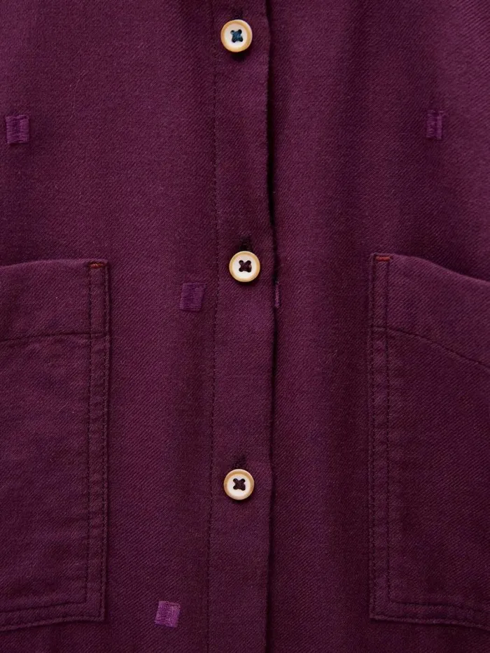 White Stuff SHIRTS and BLOUSES Sophie Organic Cotton Shirt Dk Plum 8211 Women White Stuff SHIRTS and BLOUSES Sophie Organic Cotton Shirt Dk Plum 8211 Women