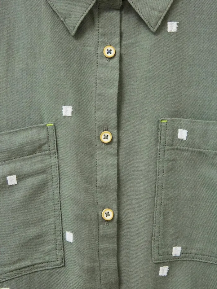 White Stuff SHIRTS and BLOUSES Sophie Organic Cotton Shirt Green Multi 8211 Women White Stuff SHIRTS and BLOUSES Sophie Organic Cotton Shirt Green Multi 8211 Women