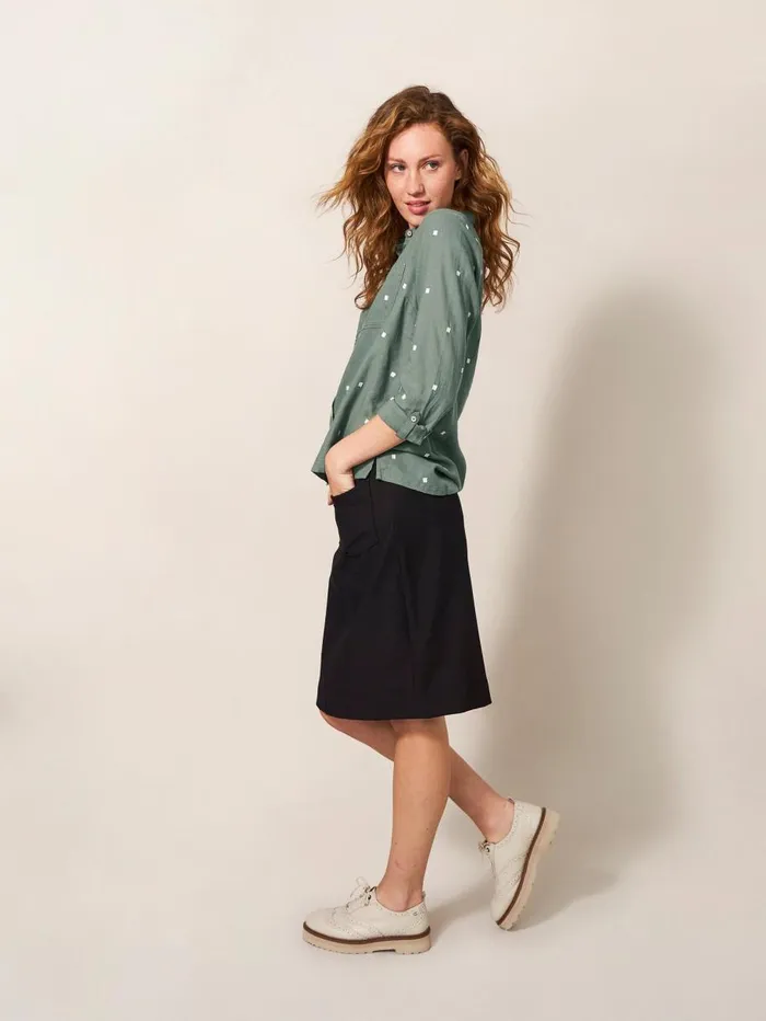 White Stuff SHIRTS and BLOUSES Sophie Organic Cotton Shirt Green Multi 8211 Women White Stuff SHIRTS and BLOUSES Sophie Organic Cotton Shirt Green Multi 8211 Women