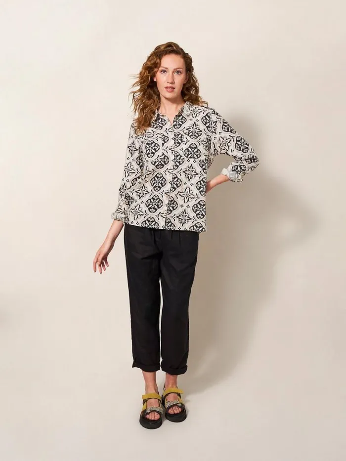 White Stuff SHIRTS and BLOUSES Sophie Organic Cotton Shirt Natural Multi 8211 Women White Stuff SHIRTS and BLOUSES Sophie Organic Cotton Shirt Natural Multi 8211 Women