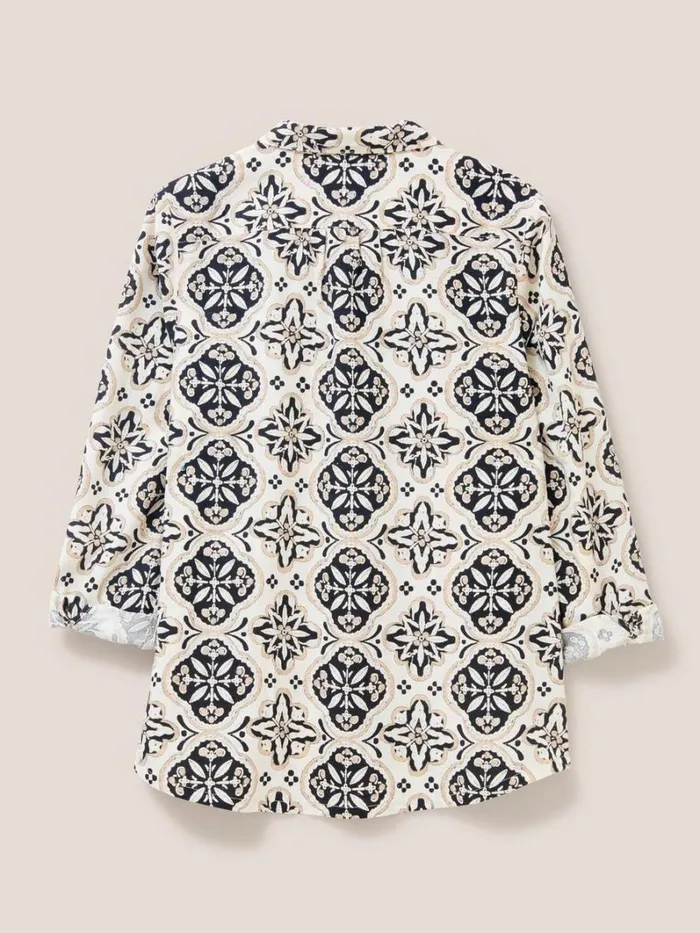 White Stuff SHIRTS and BLOUSES Sophie Organic Cotton Shirt Natural Multi 8211 Women White Stuff SHIRTS and BLOUSES Sophie Organic Cotton Shirt Natural Multi 8211 Women