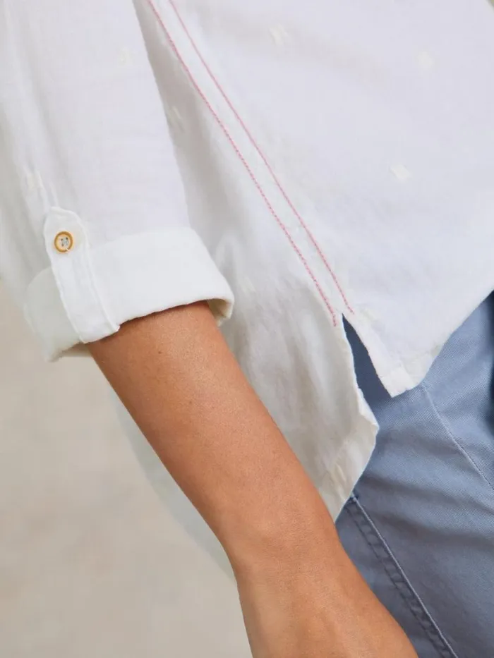 White Stuff SHIRTS and BLOUSES Sophie Organic Cotton Shirt Pale Ivory 8211 Women White Stuff SHIRTS and BLOUSES Sophie Organic Cotton Shirt Pale Ivory 8211 Women
