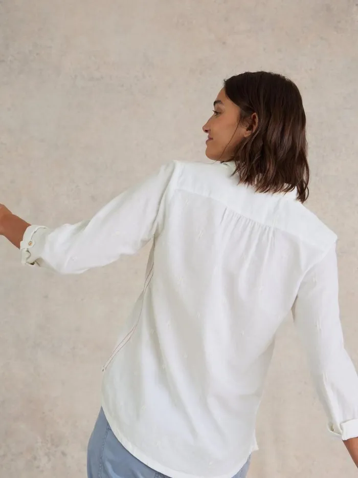 White Stuff SHIRTS and BLOUSES Sophie Organic Cotton Shirt Pale Ivory 8211 Women White Stuff SHIRTS and BLOUSES Sophie Organic Cotton Shirt Pale Ivory 8211 Women