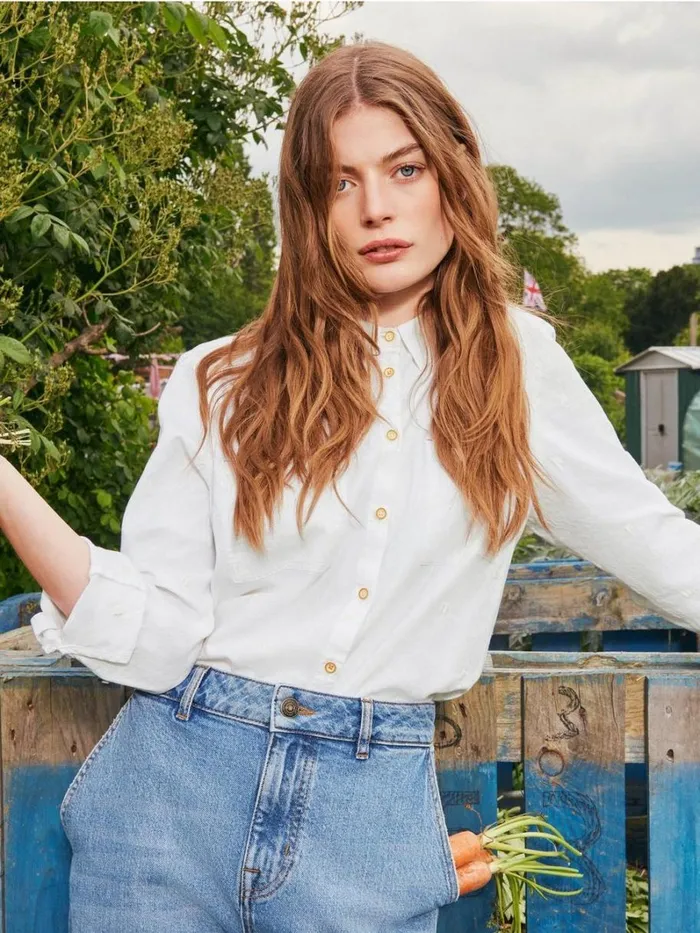 White Stuff SHIRTS and BLOUSES Sophie Organic Cotton Shirt Pale Ivory 8211 Women White Stuff SHIRTS and BLOUSES Sophie Organic Cotton Shirt Pale Ivory 8211 Women