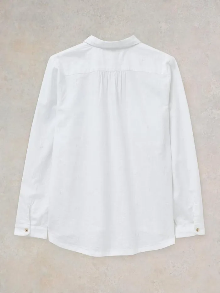 White Stuff SHIRTS and BLOUSES Sophie Organic Cotton Shirt Pale Ivory 8211 Women White Stuff SHIRTS and BLOUSES Sophie Organic Cotton Shirt Pale Ivory 8211 Women