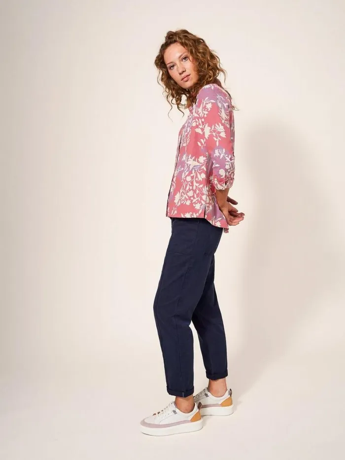White Stuff SHIRTS and BLOUSES Sophie Organic Cotton Shirt Red Print 8211 Women White Stuff SHIRTS and BLOUSES Sophie Organic Cotton Shirt Red Print 8211 Women