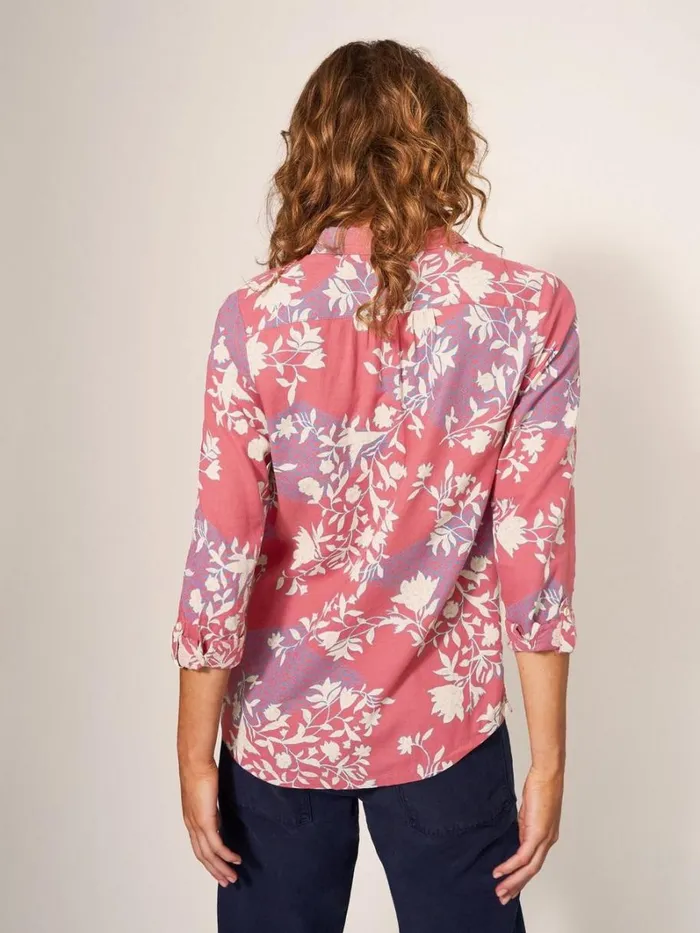 White Stuff SHIRTS and BLOUSES Sophie Organic Cotton Shirt Red Print 8211 Women White Stuff SHIRTS and BLOUSES Sophie Organic Cotton Shirt Red Print 8211 Women