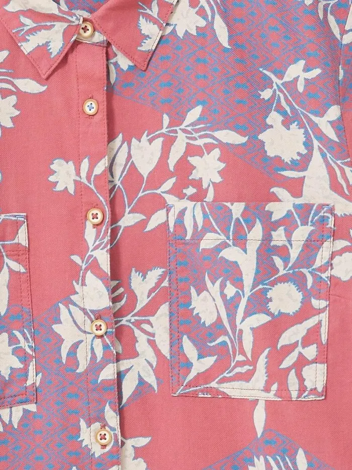 White Stuff SHIRTS and BLOUSES Sophie Organic Cotton Shirt Red Print 8211 Women White Stuff SHIRTS and BLOUSES Sophie Organic Cotton Shirt Red Print 8211 Women