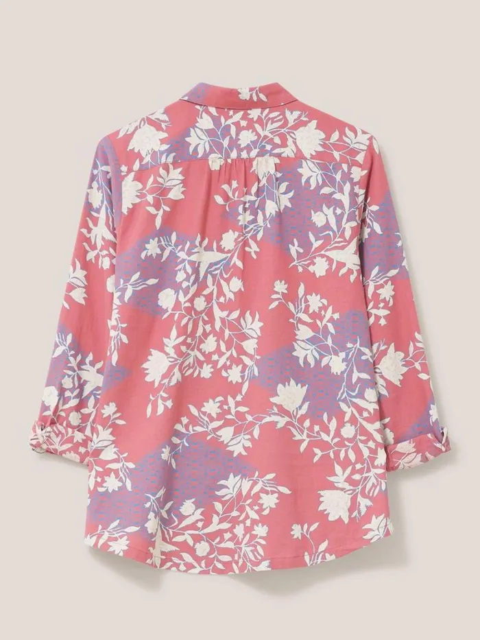 White Stuff SHIRTS and BLOUSES Sophie Organic Cotton Shirt Red Print 8211 Women White Stuff SHIRTS and BLOUSES Sophie Organic Cotton Shirt Red Print 8211 Women