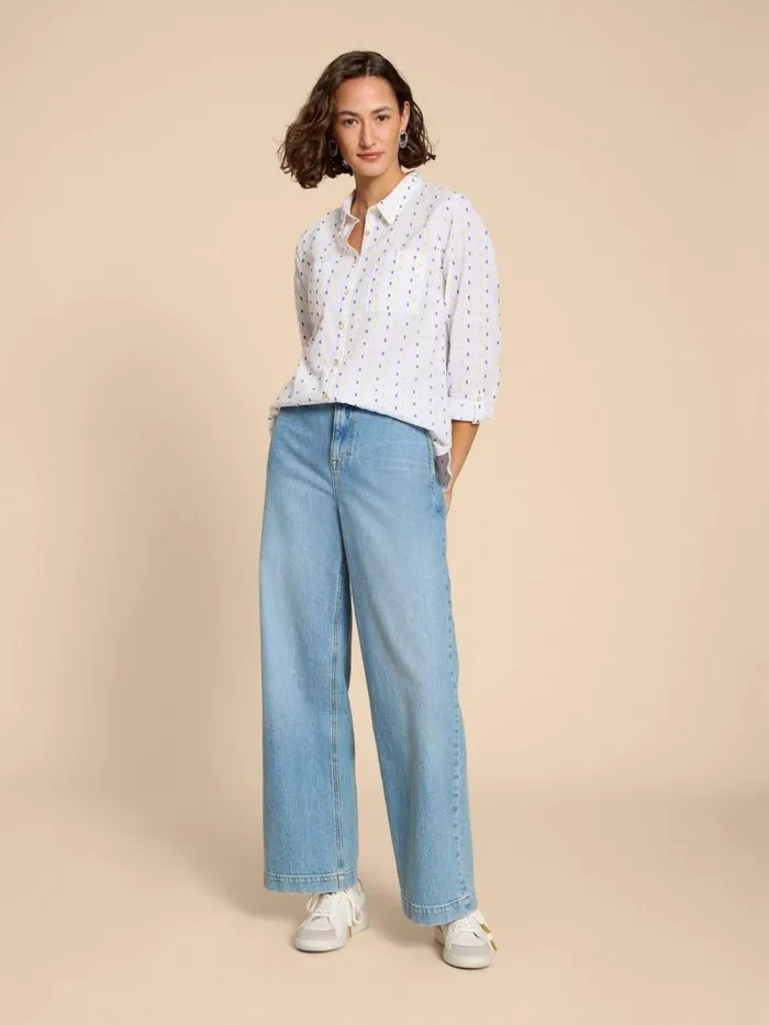 White Stuff SHIRTS and BLOUSES SOPHIE TEXTURED ORGANIC SHIRT Ivory Multi 8211 Women White Stuff SHIRTS and BLOUSES SOPHIE TEXTURED ORGANIC SHIRT Ivory Multi 8211 Women