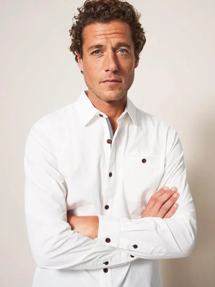 White Stuff SHIRTS Gaddesby Dobby Shirt White Multi 8211 Men White Stuff SHIRTS Gaddesby Dobby Shirt White Multi 8211 Men