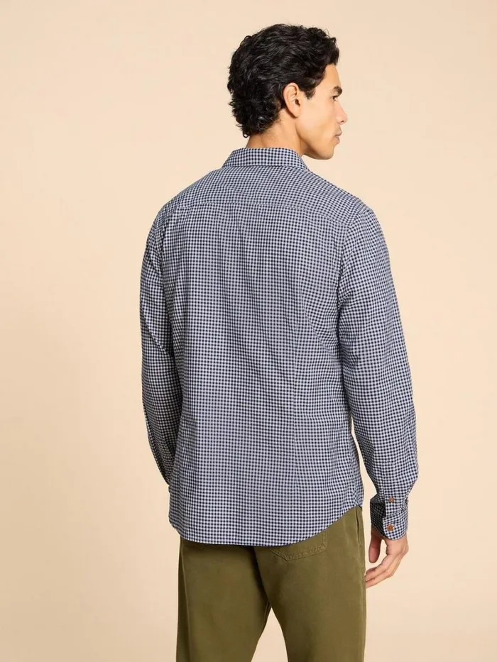 White Stuff SHIRTS Gingham LS Shirt Navy Multi 8211 Men