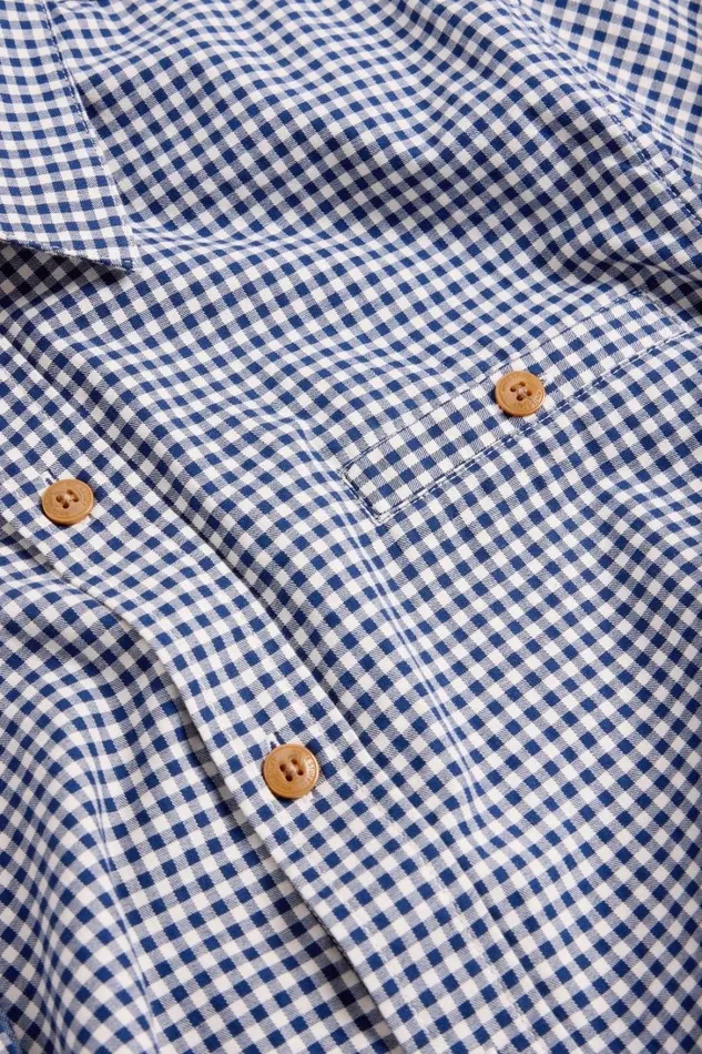 White Stuff SHIRTS Gingham LS Shirt Navy Multi 8211 Men