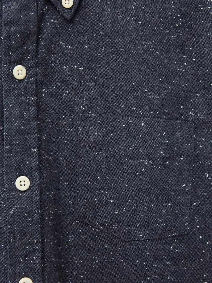 White Stuff SHIRTS Oxford Nep Shirt Charcoal Grey 8211 Men