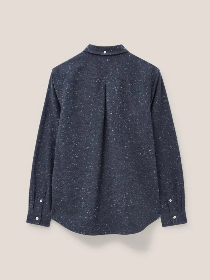 White Stuff SHIRTS Oxford Nep Shirt Charcoal Grey 8211 Men