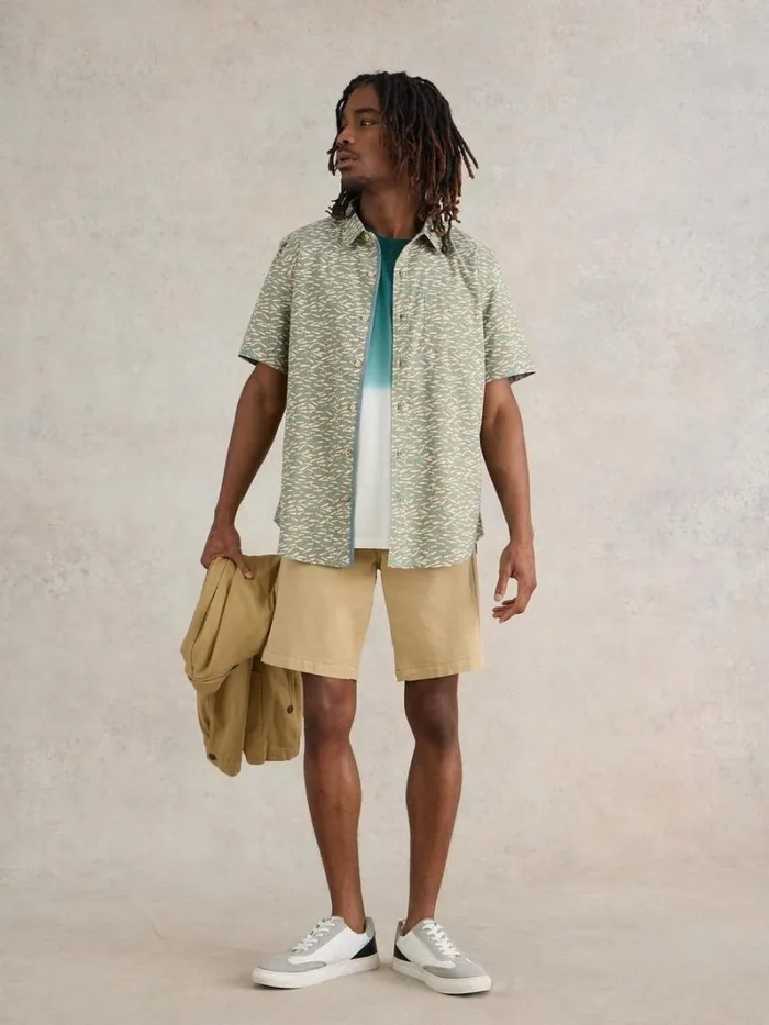White Stuff SHIRTS Shoal Printed Shirt Mint Green 8211 Men White Stuff SHIRTS Shoal Printed Shirt Mint Green 8211 Men