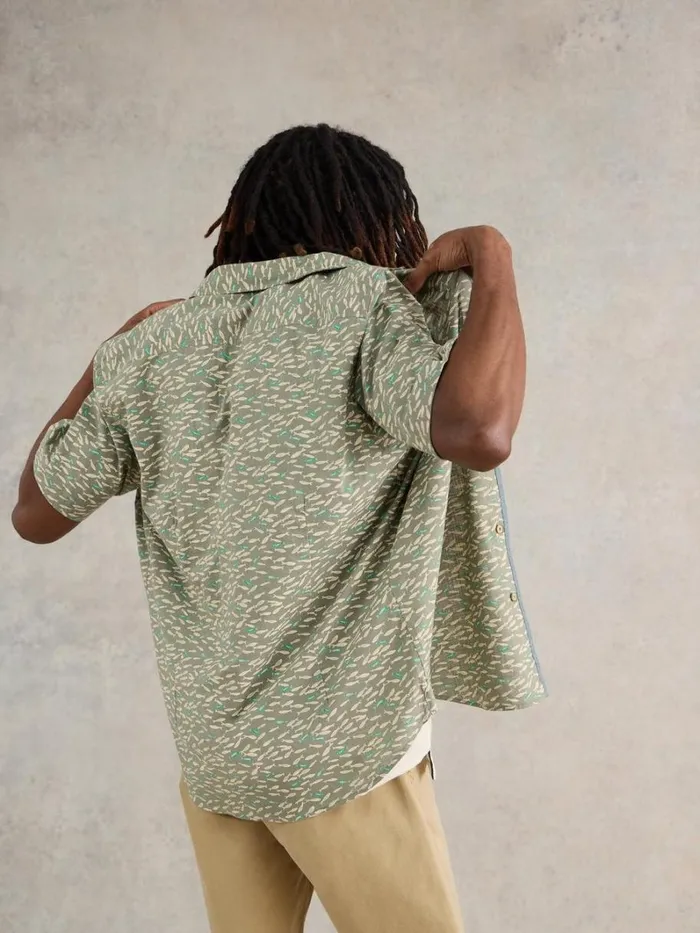 White Stuff SHIRTS Shoal Printed Shirt Mint Green 8211 Men White Stuff SHIRTS Shoal Printed Shirt Mint Green 8211 Men