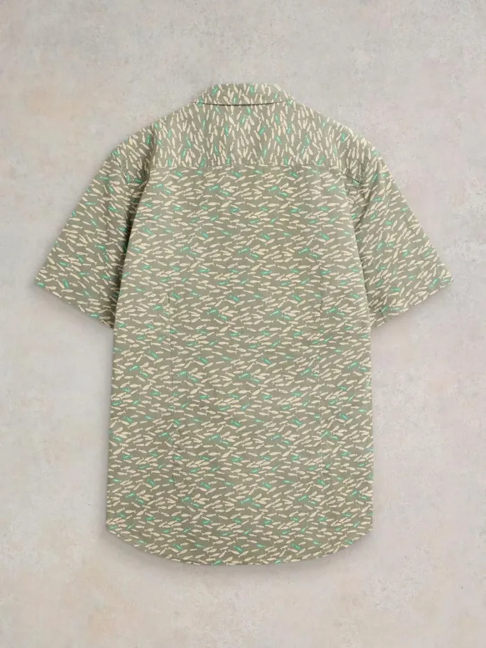 White Stuff SHIRTS Shoal Printed Shirt Mint Green 8211 Men White Stuff SHIRTS Shoal Printed Shirt Mint Green 8211 Men