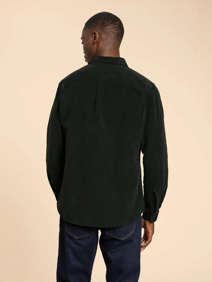 White Stuff SHIRTS Whitwick Cord Shirt Dark Green 8211 Men White Stuff SHIRTS Whitwick Cord Shirt Dark Green 8211 Men