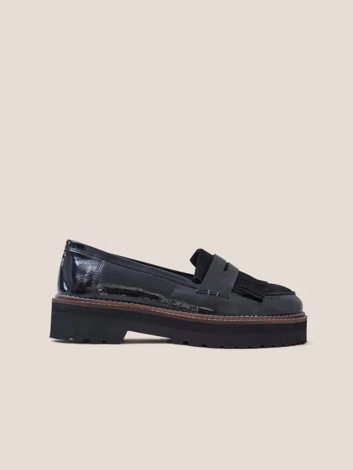 White Stuff SHOES Elva Chunky Leather Loafer Pure Black 8211 Women White Stuff SHOES Elva Chunky Leather Loafer Pure Black 8211 Women