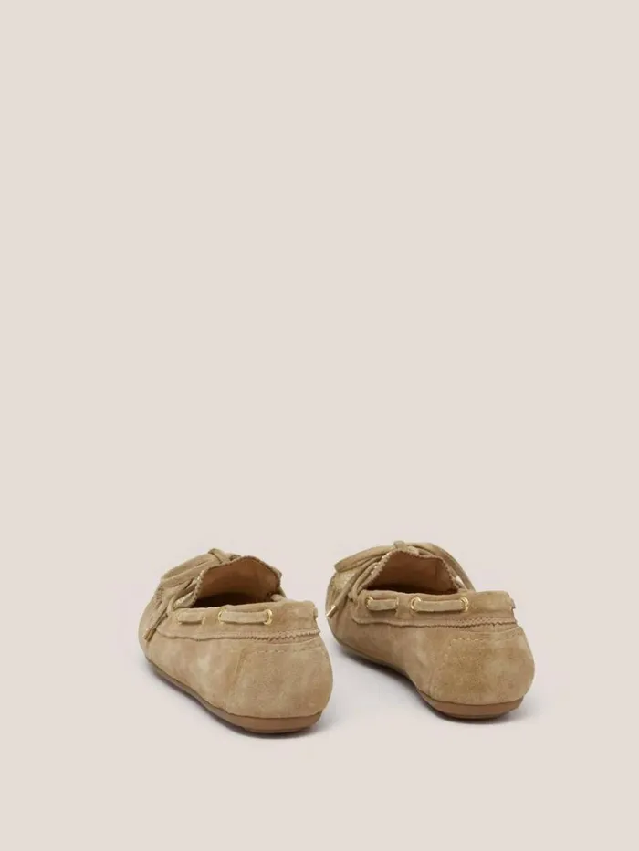 White Stuff SHOES Pinstud Suede Moccasin Light Natural 8211 Women White Stuff SHOES Pinstud Suede Moccasin Light Natural 8211 Women