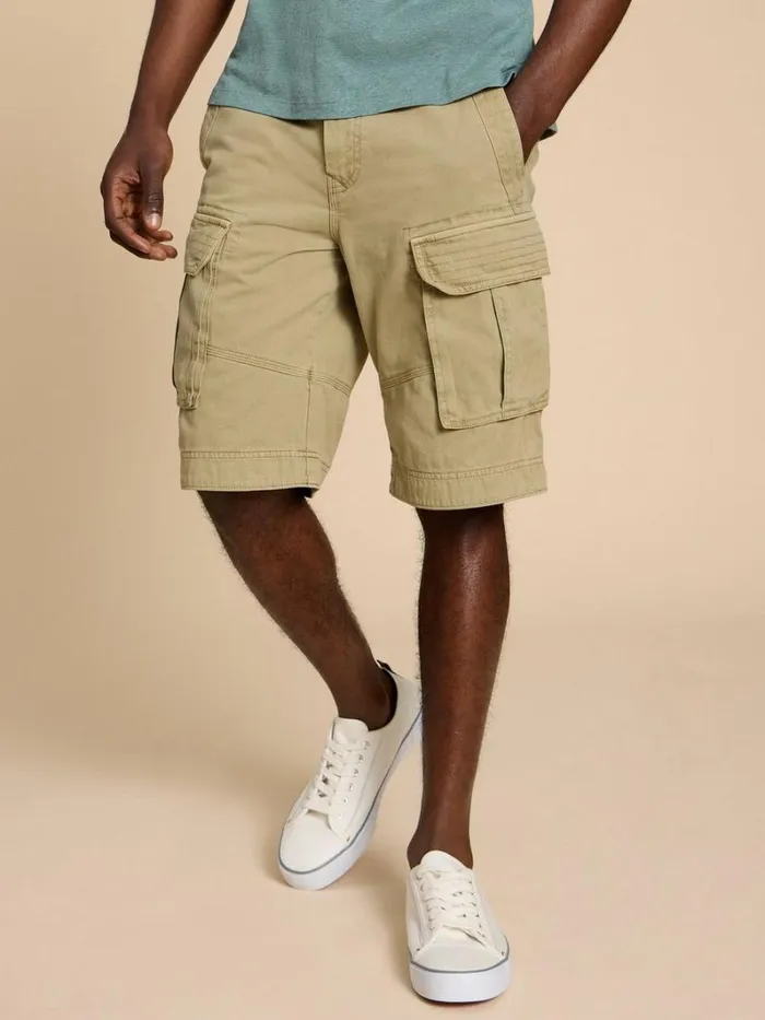 White Stuff SHORTS Halsall Organic Cargo Short Light Natural 8211 Men