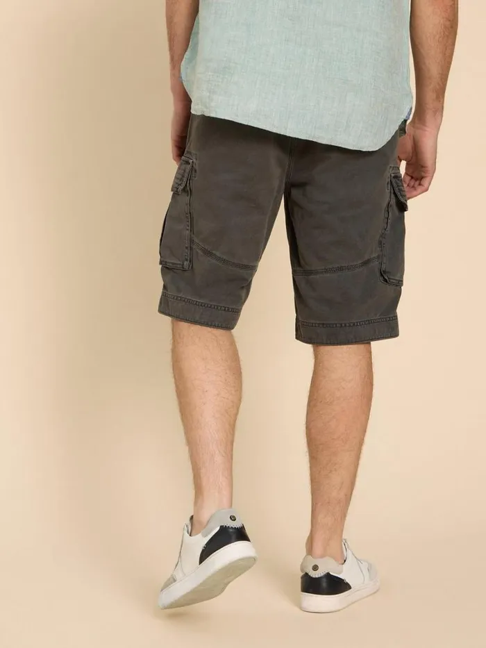 White Stuff SHORTS Halsall Organic Cargo Short Pure Black 8211 Men