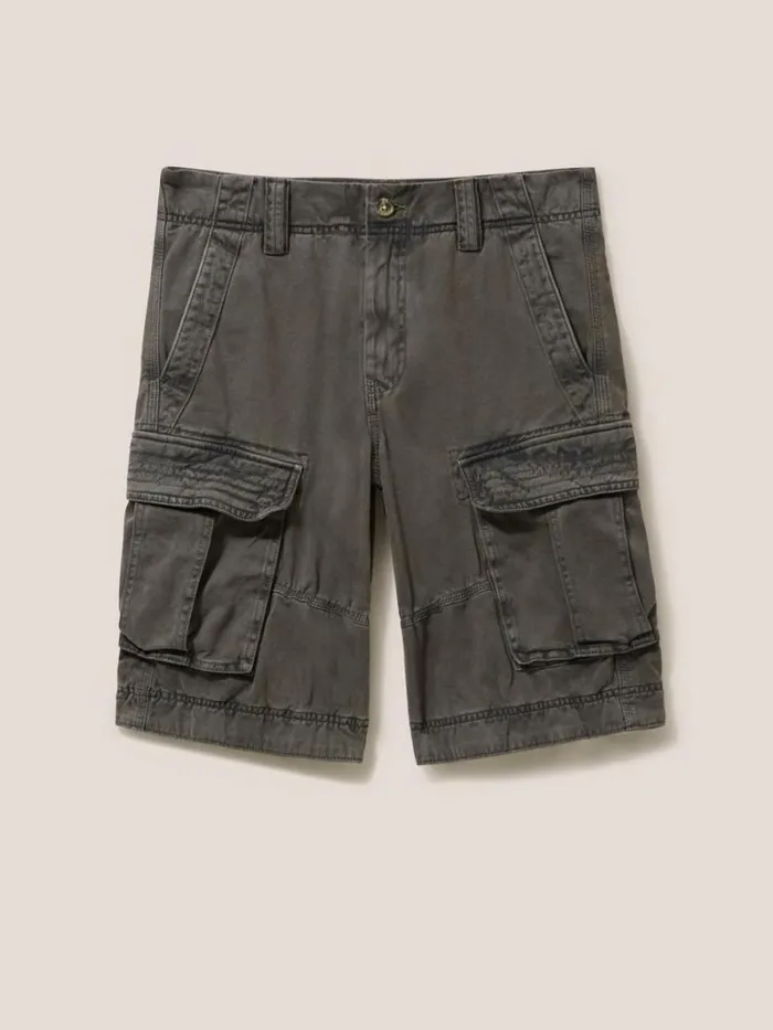 White Stuff SHORTS Halsall Organic Cargo Short Pure Black 8211 Men