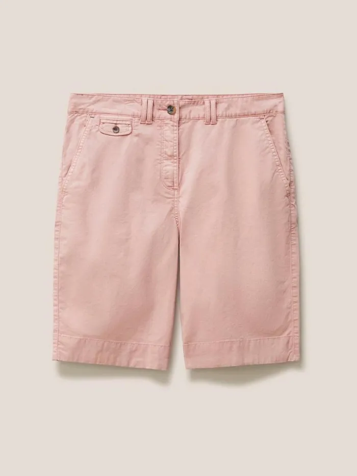 White Stuff SHORTS Hayley Organic Chino Shorts Mid Pink 8211 Women White Stuff SHORTS Hayley Organic Chino Shorts Mid Pink 8211 Women