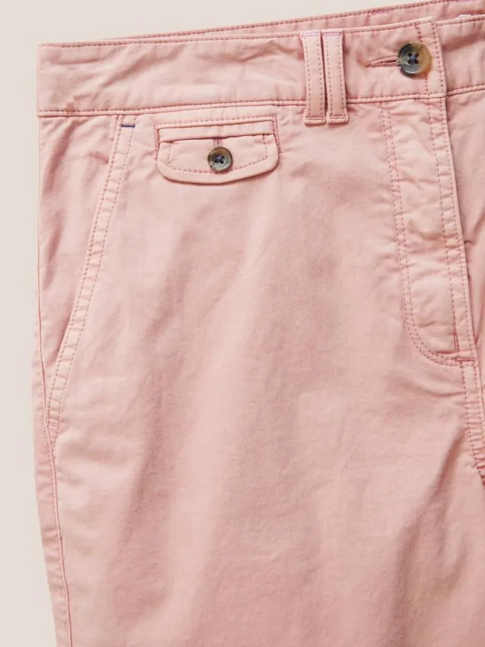 White Stuff SHORTS Hayley Organic Chino Shorts Mid Pink 8211 Women White Stuff SHORTS Hayley Organic Chino Shorts Mid Pink 8211 Women