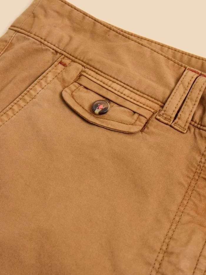White Stuff SHORTS Hayley Organic Cotton Shorts Mid Tan 8211 Women White Stuff SHORTS Hayley Organic Cotton Shorts Mid Tan 8211 Women