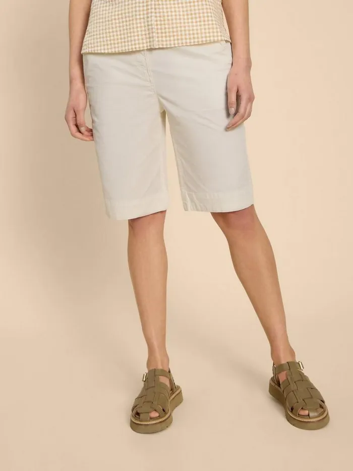 White Stuff SHORTS Hayley Organic Cotton Shorts Natural White 8211 Women