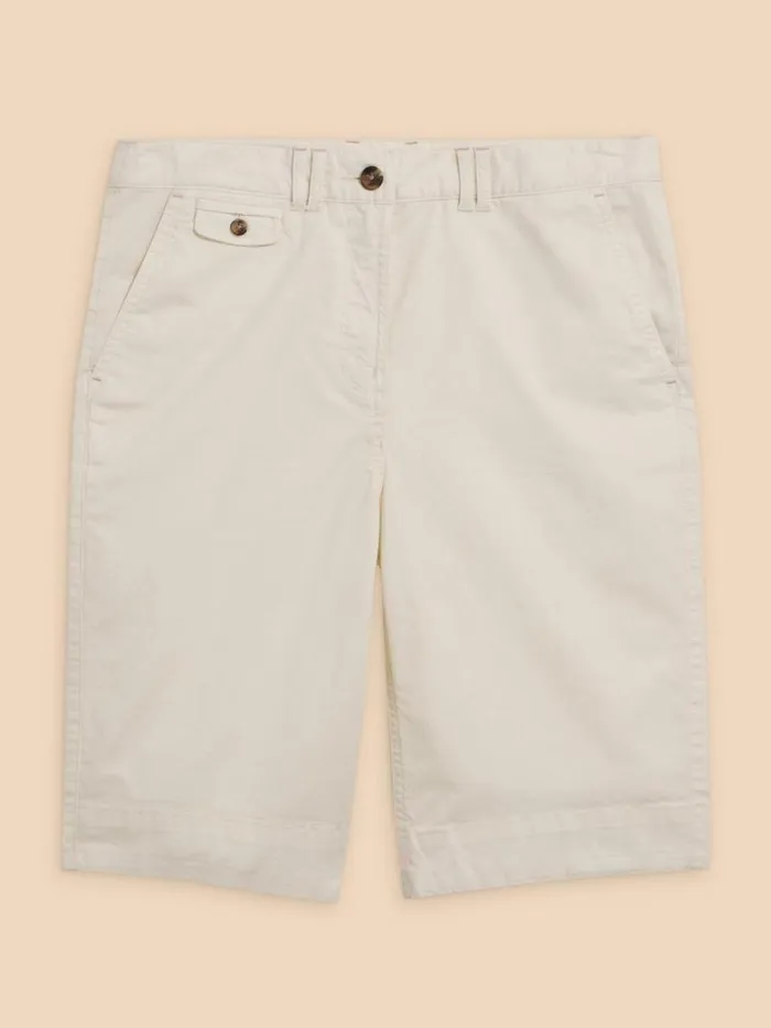 White Stuff SHORTS Hayley Organic Cotton Shorts Natural White 8211 Women White Stuff SHORTS Hayley Organic Cotton Shorts Natural White 8211 Women