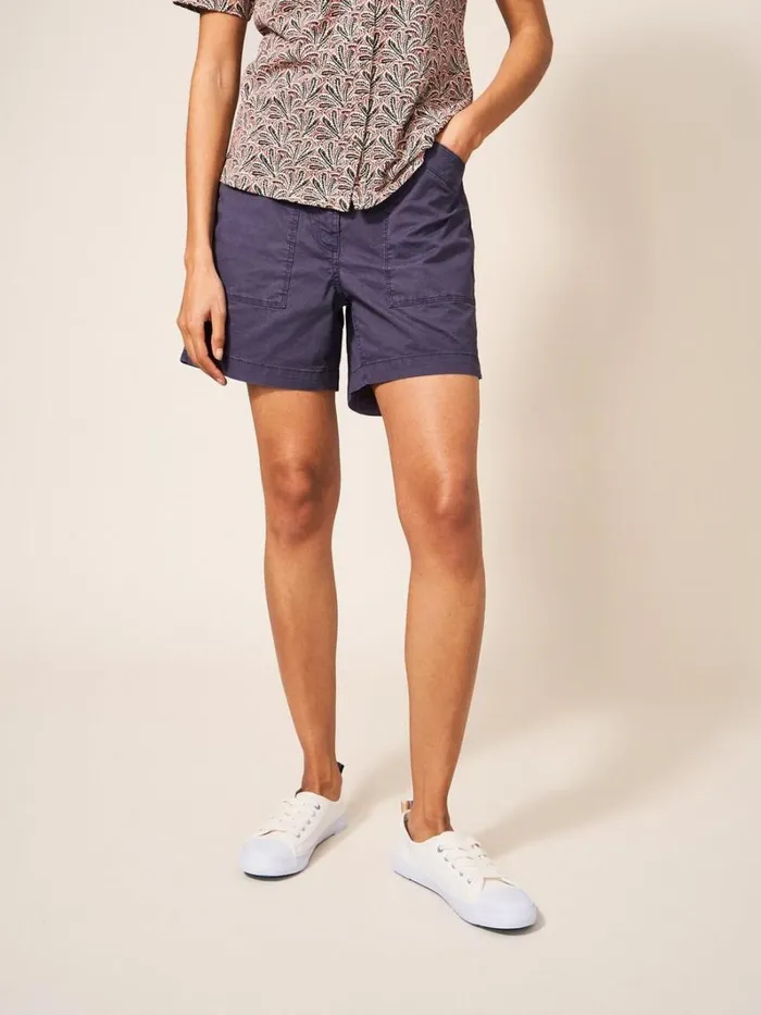 White Stuff SHORTS Tessa Chino Shorts Dusty Purple 8211 Women