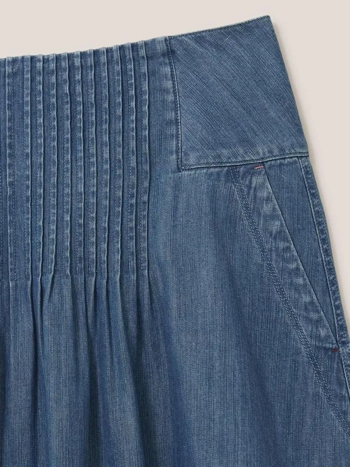White Stuff SKIRTS Charlotte Denim Midi Skirt Mid Denim 8211 Women White Stuff SKIRTS Charlotte Denim Midi Skirt Mid Denim 8211 Women