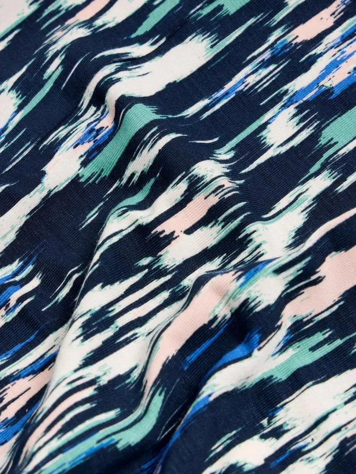 White Stuff SKIRTS Jada Eco Vero Skirt Navy Print 8211 Women