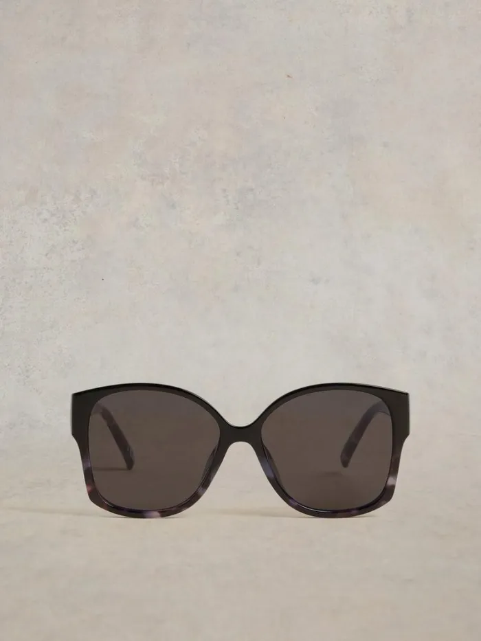 White Stuff SUNGLASSES Dee Angled Cateye Sunglasses Black Multi 8211 Women White Stuff SUNGLASSES Dee Angled Cateye Sunglasses Black Multi 8211 Women