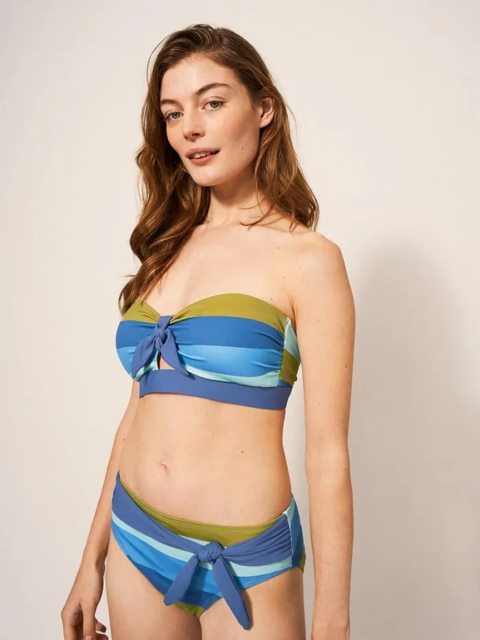 White Stuff SWIMWEAR Belle Bandeau Bikini Top Blue Multi 8211 Women White Stuff SWIMWEAR Belle Bandeau Bikini Top Blue Multi 8211 Women